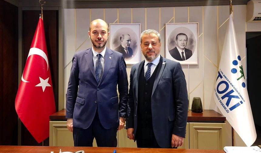 AK Parti Nevşehir Milletvekili Özgün, TOKİ Başkanı Sungur’u Ziyaret Etti