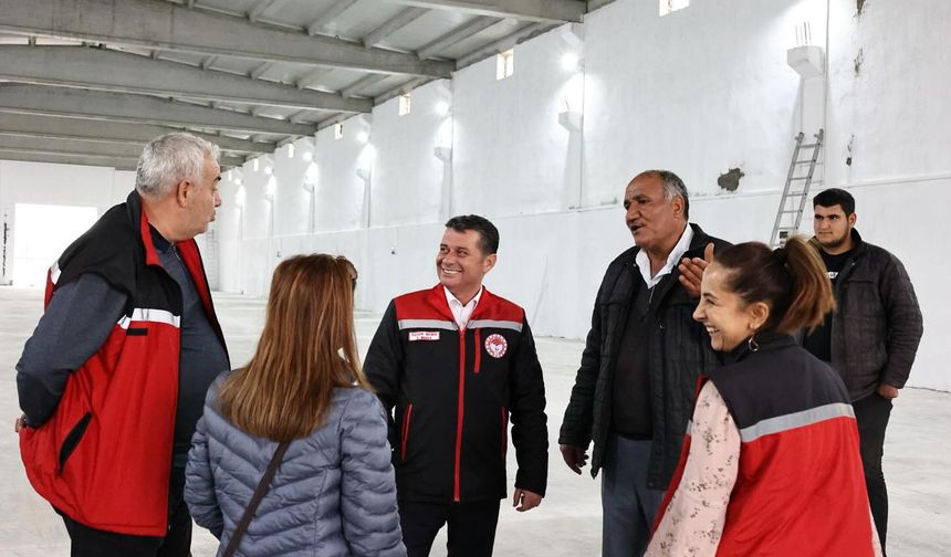 Özlüce köyünde patates işleme tesisi yükseliyor