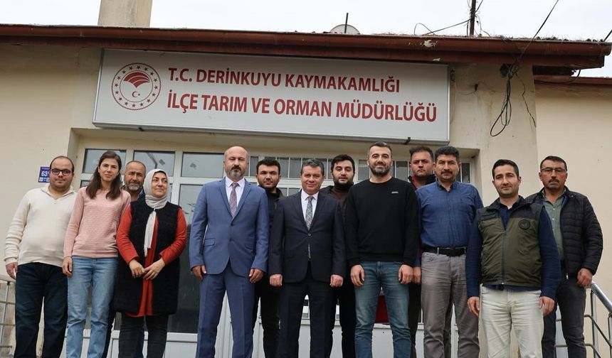 Derinkuyu’da ÇKS Başvuruları ve Tarım Sayımı Konuşuldu