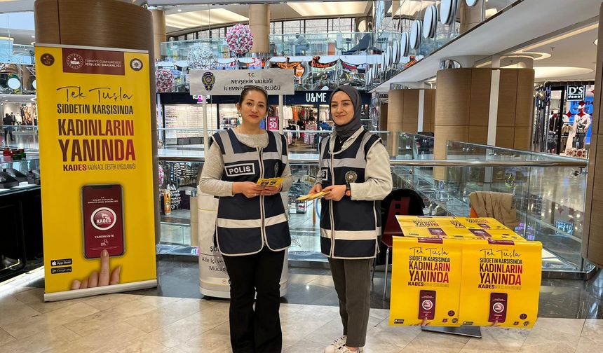 Nevşehir’de Kadına Yönelik Şiddete Karşı Farkındalık Etkinlikleri Sürüyor