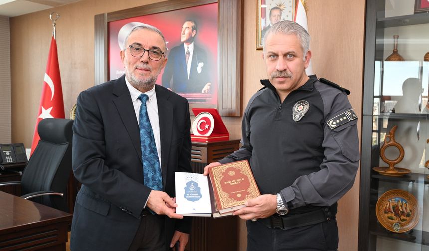 Müftü Güzel’den, İl Emniyet Müdürü Karaman’a Hayırlı Olsun Ziyareti