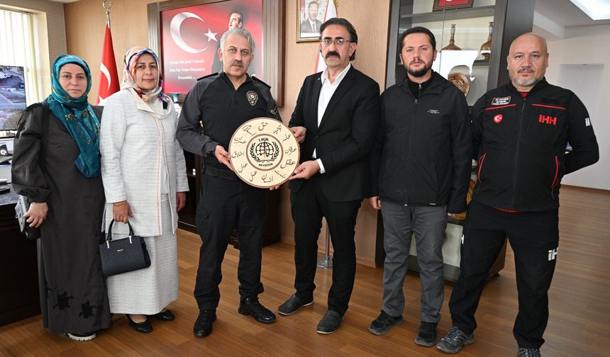Nevşehir İHH'dan Emniyet Müdürü Karaman’a Ziyaret