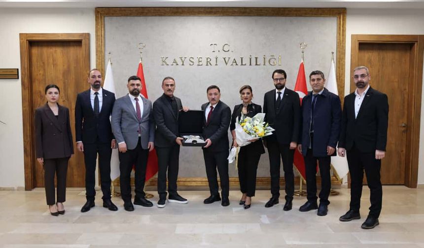 TÜRSAB Heyetinden Kayseri Valisi Çiçek’e Ziyaret