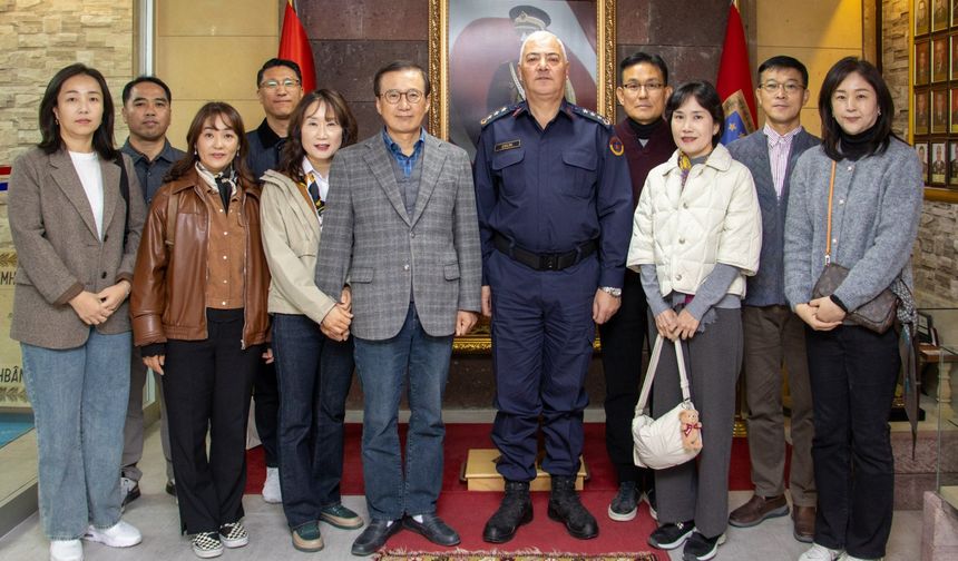 Kore Askeri Heyeti Nevşehir Jandarma Komutanlığı'nda