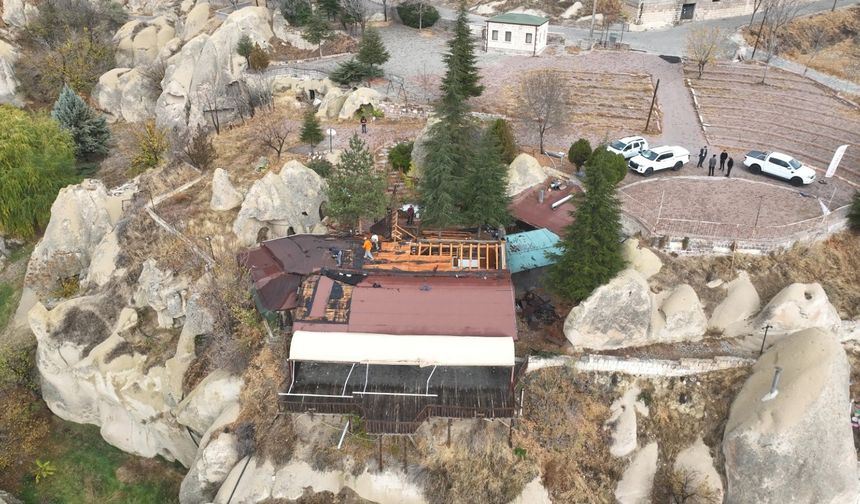 Kapadokya’nın Dokusunu Bozan Kaçak Yapı Yıkılıyor