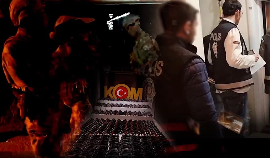 Nevşehir Dahil 41 İlde Silah Kaçakçılığı Operasyonu