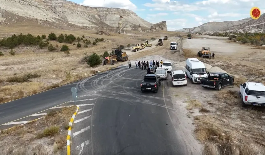 Paşabağları Yolunda Asfaltlama Çalışmaları Başladı