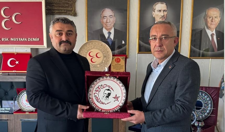 Başkan Çiftci'den Türkeli Belediye Başkanı Demir'e Ziyaret