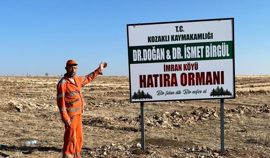 Nevşehir’in Yeni Nefesi: Birgül Ailesi İmran Köyü Hatıra Ormanı