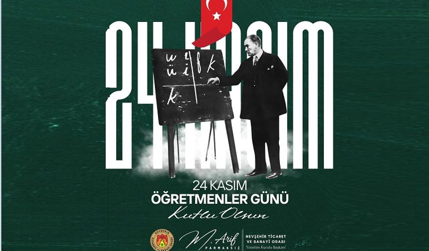 Parmaksız’dan Öğretmenler Günü Mesajı