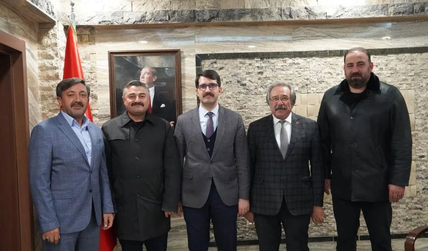 Belediye Başkanları Ürgüp Kaymakamı’nı Ziyaret Etti