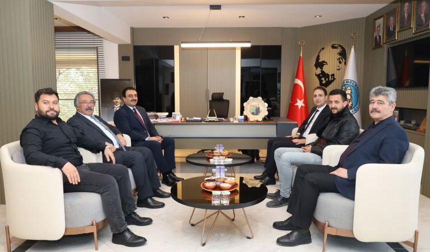 Avanos Adli Yargı Mensuplarından Başkan Sarıtaş'a Ziyaret