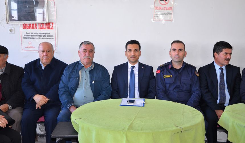 Kaymakam Savaş, Karahasanlı, Hızıruşağı ve Özce Köylerini Ziyaret Etti