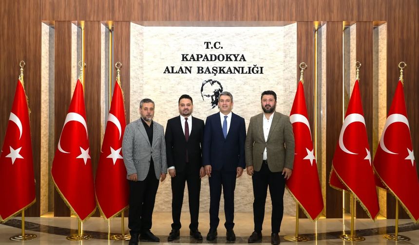 AK Parti Nevşehir Heyeti, Kapadokya Alan Başkanlığını Ziyaret Etti