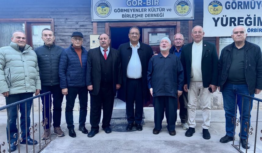 CHP İl Başkanı Yumuş’tan Gör-Bir Derneği’ne 3 Aralık Ziyareti