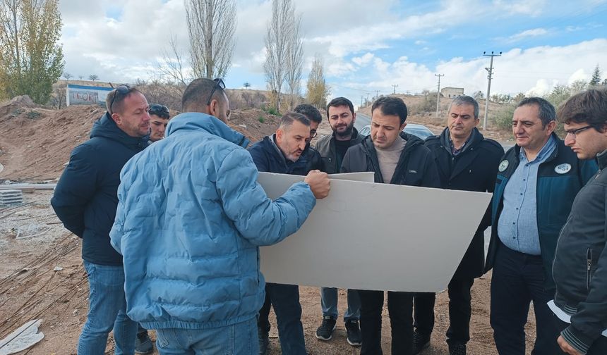 Nevşehir’in 50 Yıllık İçme Suyu Projesi Devam Ediyor