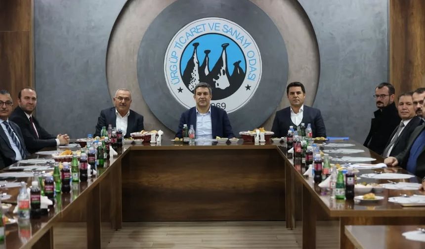 Kapadokya Alan Başkanı Aslanbay’dan Ürgüp TSO’ya Ziyaret