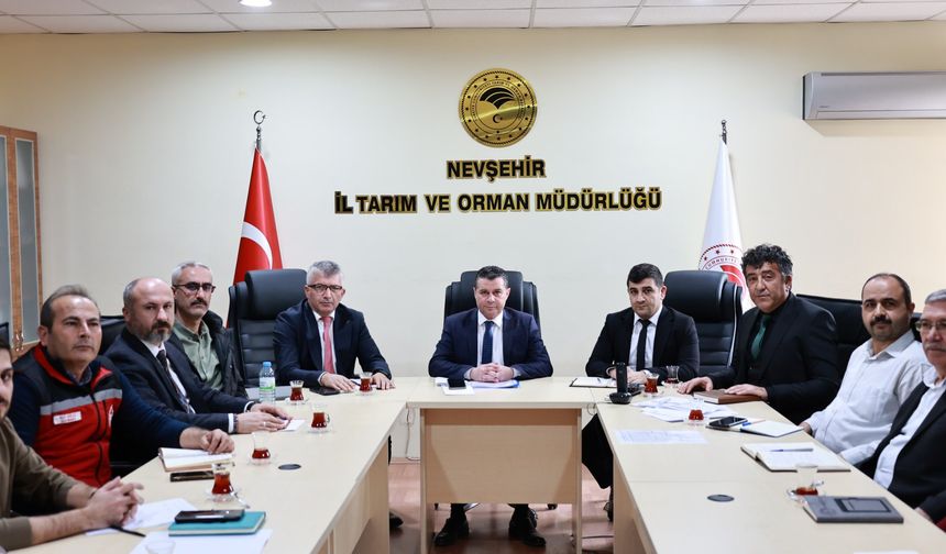 Nevşehir’de Tarım Çalışmaları Değerlendirildi