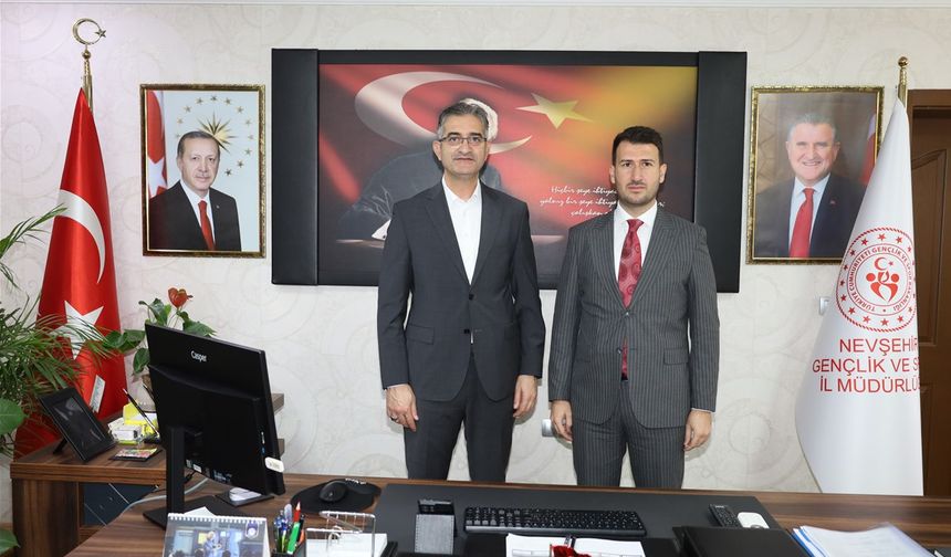 Nevşehir Belediye Başkan Yardımcısı Yüzer'den İl Müdürü Keskin'e Ziyaret