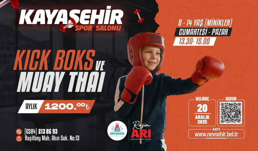 Nevşehir’de Minikler ve Yetişkinler İçin Kick Boks ve Muay Thai Kursları