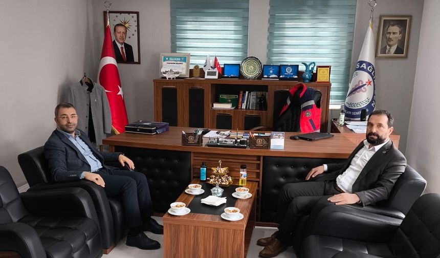 Başkan Güneş’ten Sağlık-Sen Nevşehir’e Ziyaret