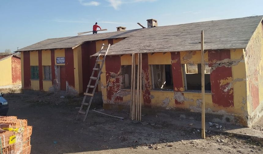 Nevşehir'in Yeşilli Köyü’nde Atıl Okul Binası “Taziye Evi”ne Dönüştürülüyor