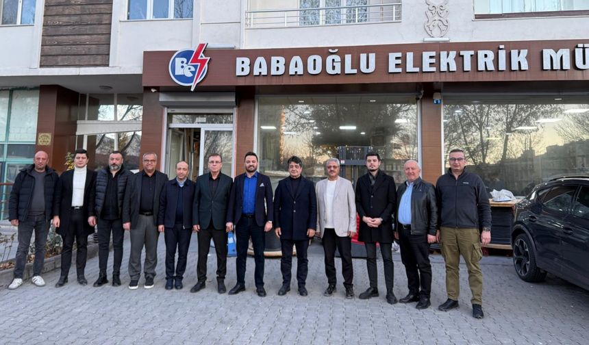 NTSO Başkan Adayı Babaoğlu’na AK Parti Heyetinden Ziyaret