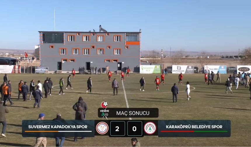 Suvermez Kapadokyaspor’dan Altın Değerinde Galibiyet: 2–0