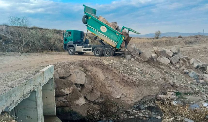 DSİ’den Nar ve Sulusaray’a Dere Islah Desteği
