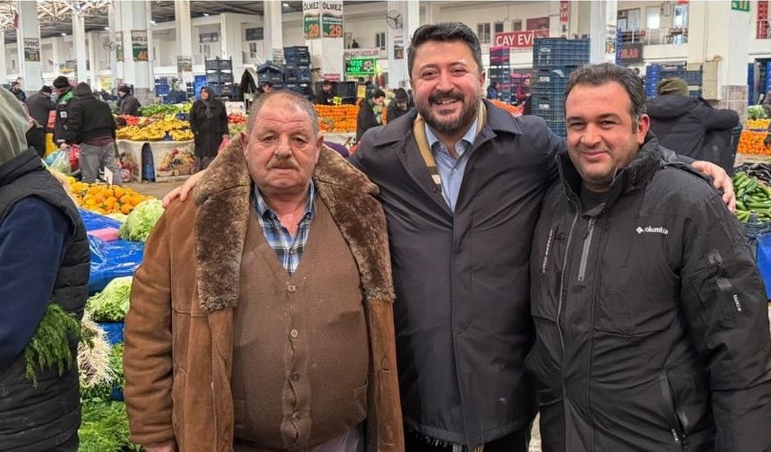 Milletvekili Emre Çalışkan Nevşehir Pazar Esnafıyla Buluştu