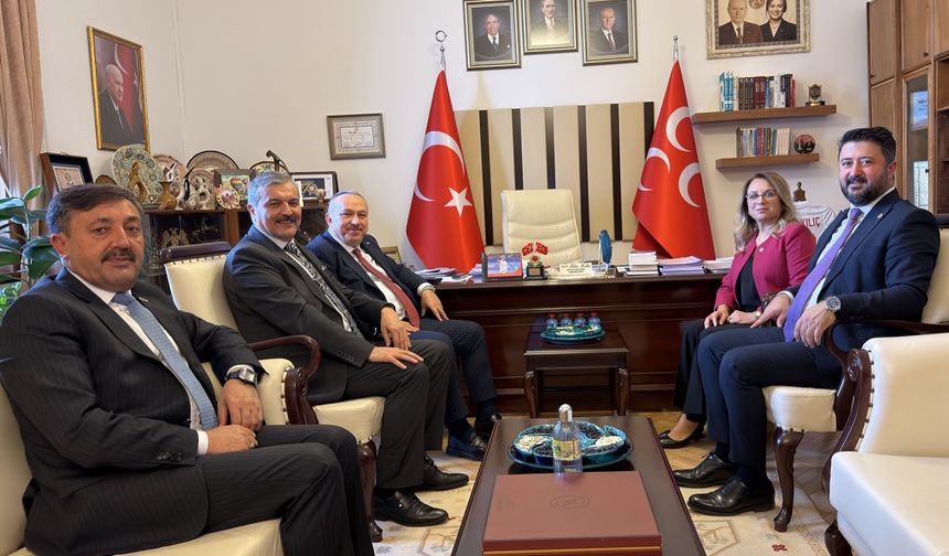MHP’li Kılıç, Nevşehir Heyetini Meclis’te Ağırladı