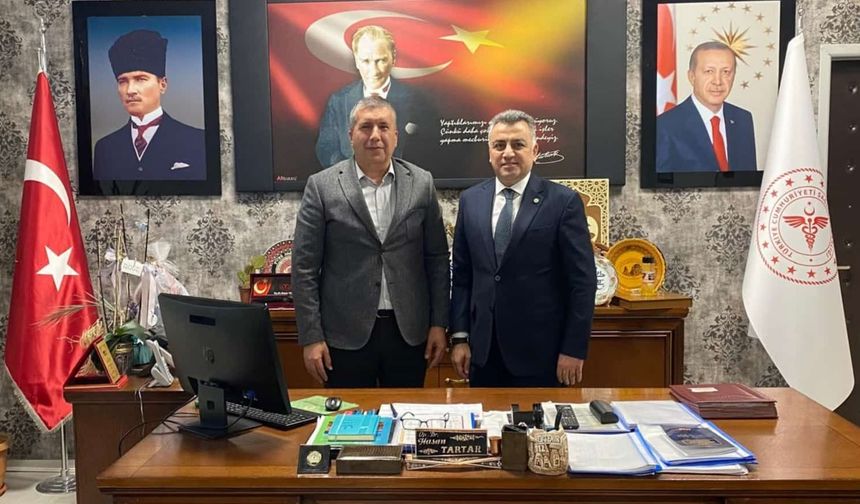 Eczacılar Odası Başkanı Dörtkol’dan İl Sağlık Müdürü Tartar’a Ziyaret