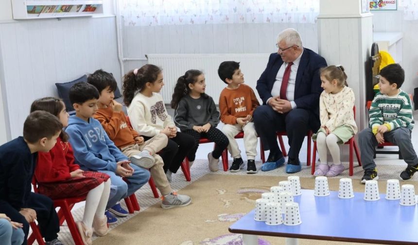 İl Millî Eğitim Müdürü Yusuf Yazıcı, 23 Nisan Anaokulumuzu Ziyaret Etti