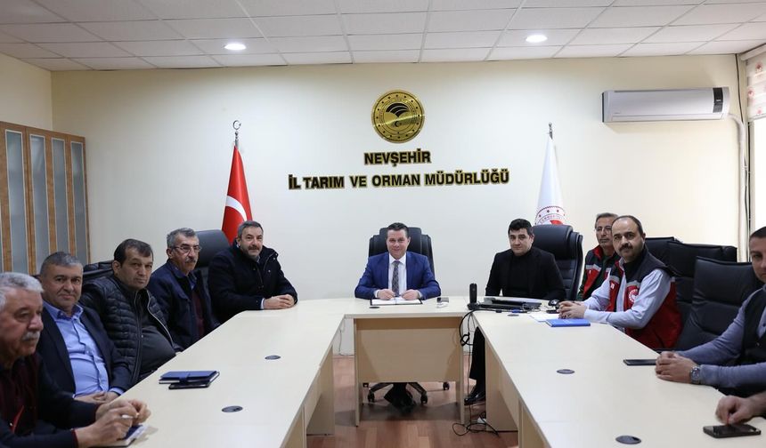 Nevşehir Ziraat Odası Başkanları ile Toplantı