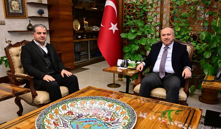 Nevşehir Valisi Fidan’dan TİMBİR Genel Başkan Yardımcısı Cengiz Aksan’a Kabul