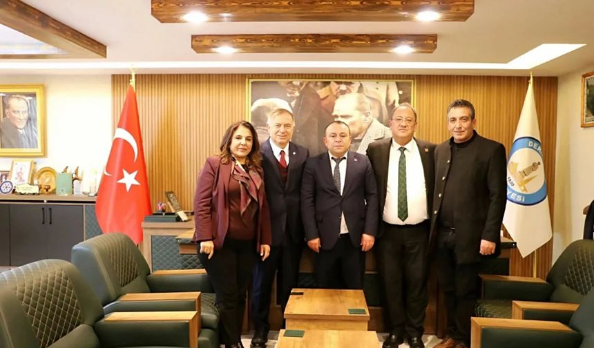 CHP Heyetinden Derinkuyu Belediye Başkanı Taner İnce’ye Ziyaret