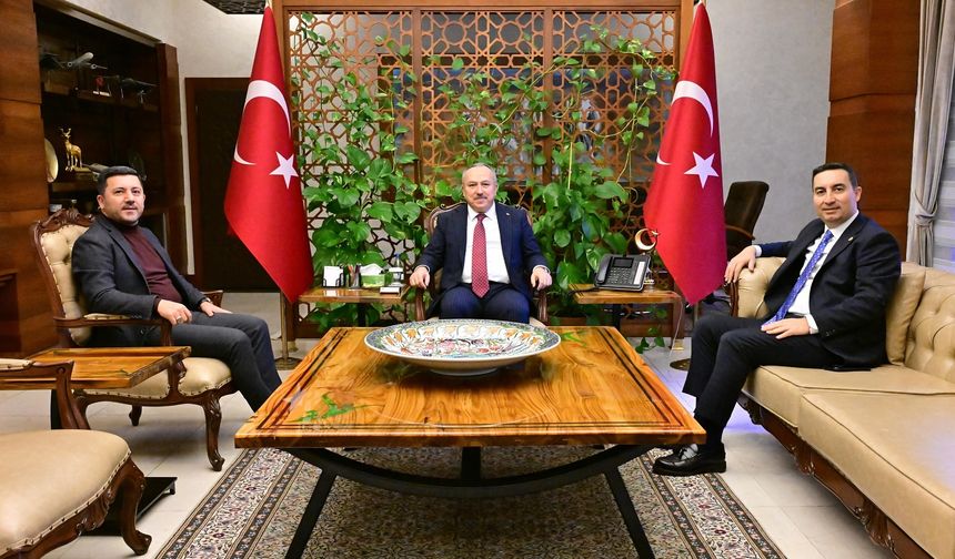 Başkan Arı ve Milletvekili Akburak’tan Vali Fidan’a Ziyaret