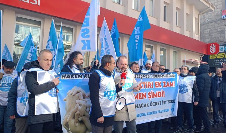 Kamu Emekçileri Nevşehir’de İş Bıraktı