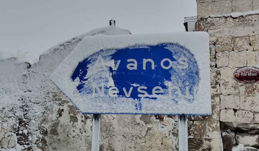 Nevşehir'de Kar, Yağmur ve Soğuk!