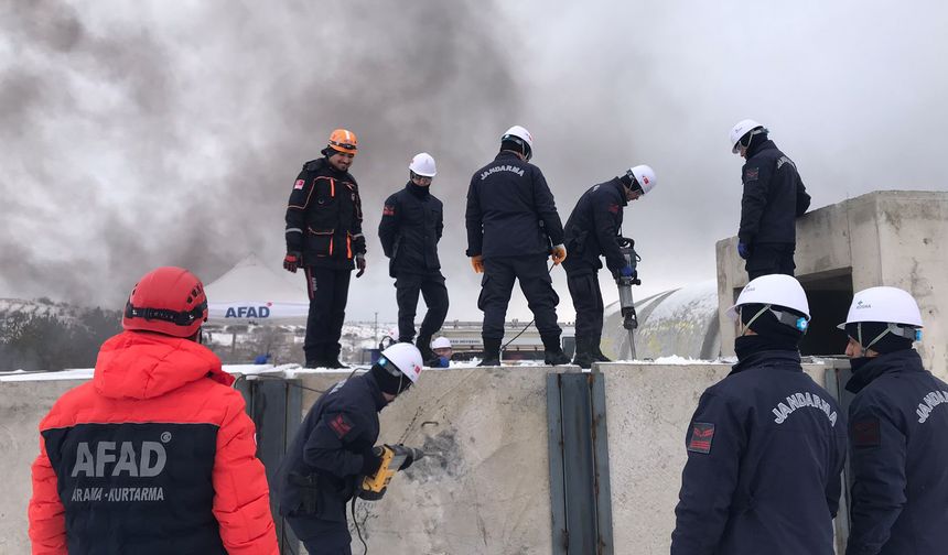 Nevşehir AFAD’dan Jandarmaya Enkazda Arama Kurtarma Eğitimi
