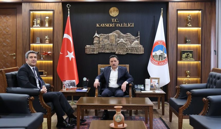Kapadokya Alan Başkanı Aslanbay’dan Kayseri’de Önemli Temaslar