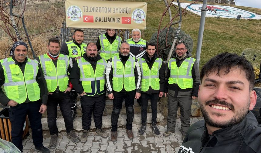 Nevşehir’de Bayrak İçin 50 Motor Tek Yürek