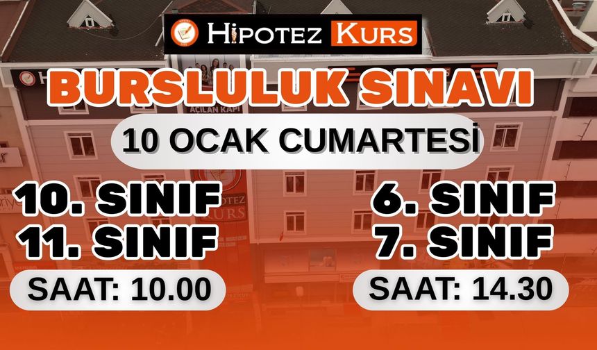 Hipotez Kurs Bursluluk Sınavı Kazanımları Açıklandı