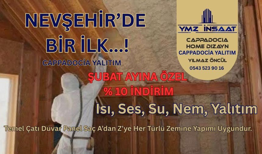 Nevşehir’de Isı Kaybına Son...!