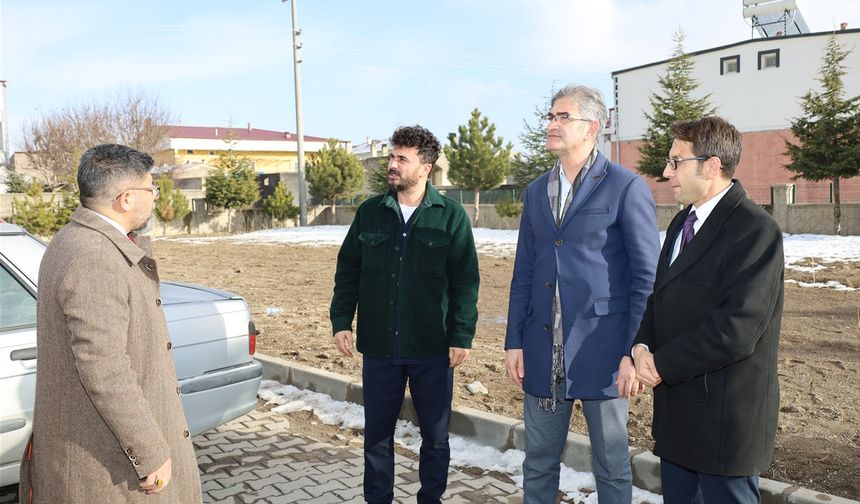 Derinkuyu’da Okul Bahçesine Spor Sahaları İçin İnceleme