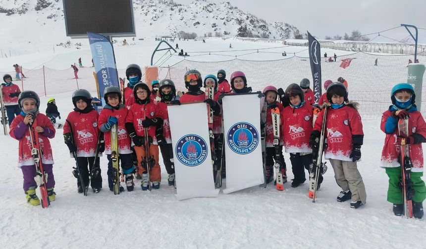 Altınyıldız'lı Öğrenciler Kayak Eğitim Programını Tamamladı