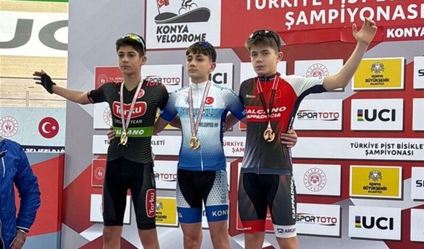 Nevşehirli Bisikletçiler Konya’da 5 Madalya Kazandı