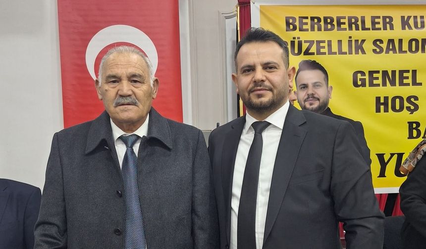 Nevşehir Berberler Odası'nda Yusuf İbiş Güven Tazeledi