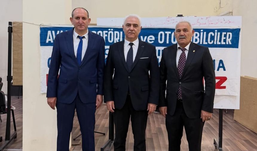 Avanos Şoförler Odası’nda Göksel Karakaya Yeniden Başkan