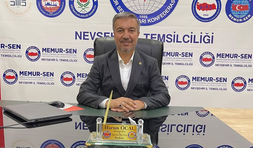 Nevşehir EBS Başkanı Öcal: 'Angarya Bitti'